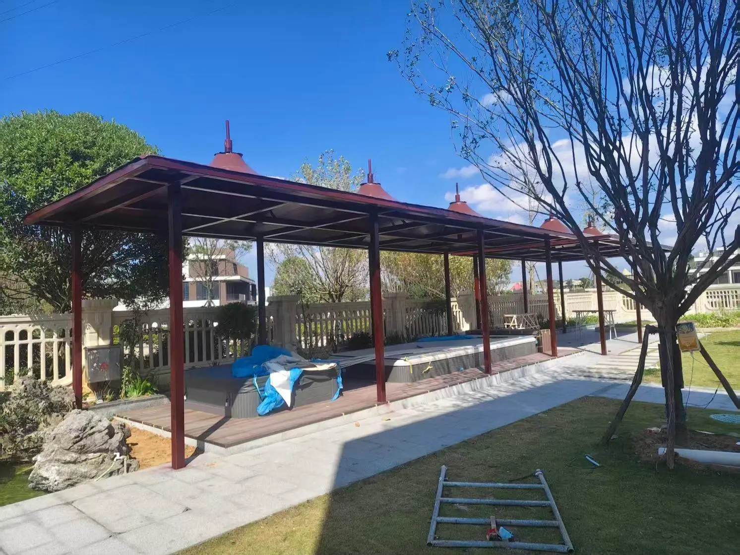 贵州贵阳园区小区膜结构停车棚怎么选？本地源头工厂拆解三大坑，避开返修翻倍成本